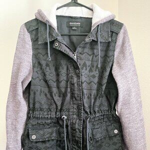 CoffeeShop Aztec Print Utility Jacket, Size M